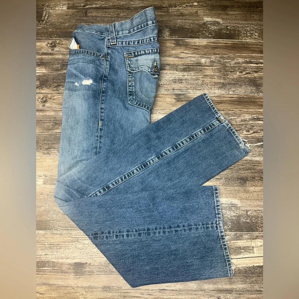 Y2K True Religion Jeans - Ricky - Made USA Straight Leg - Size 38 Vintage